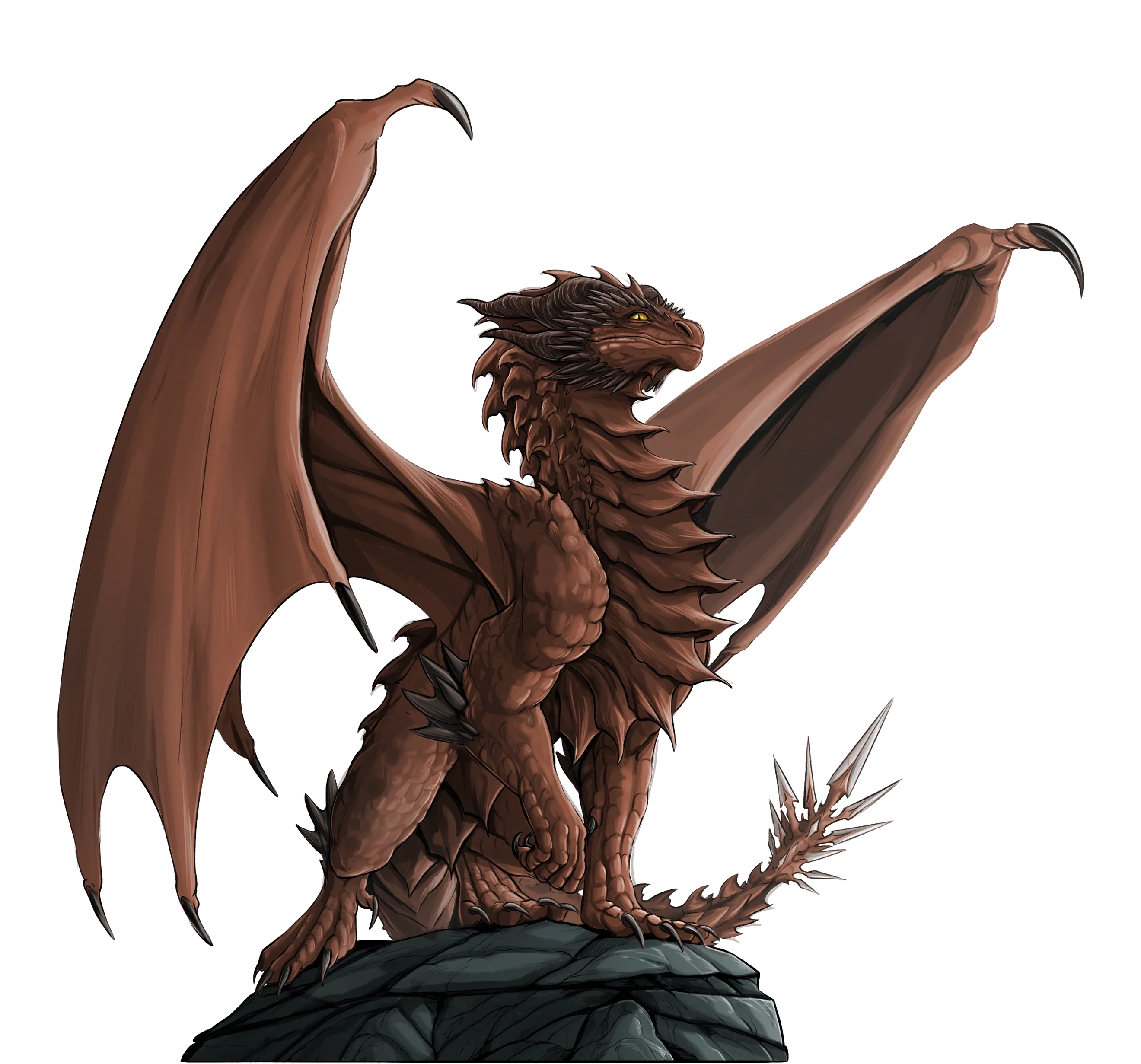 Scubain, a brown daggertail